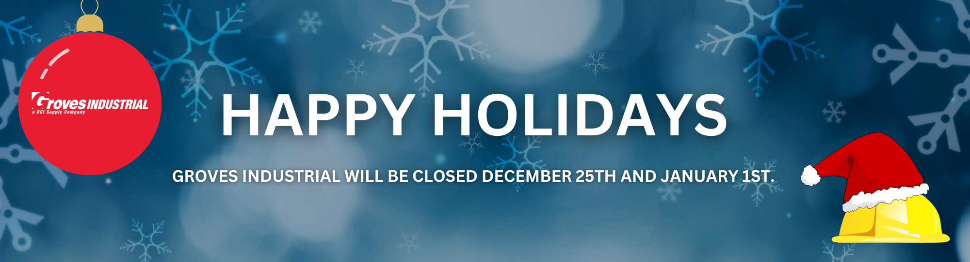 Holidays Closed